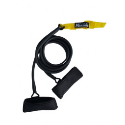 Elastique double avec chevillères - Résistance moyenne (jaune)