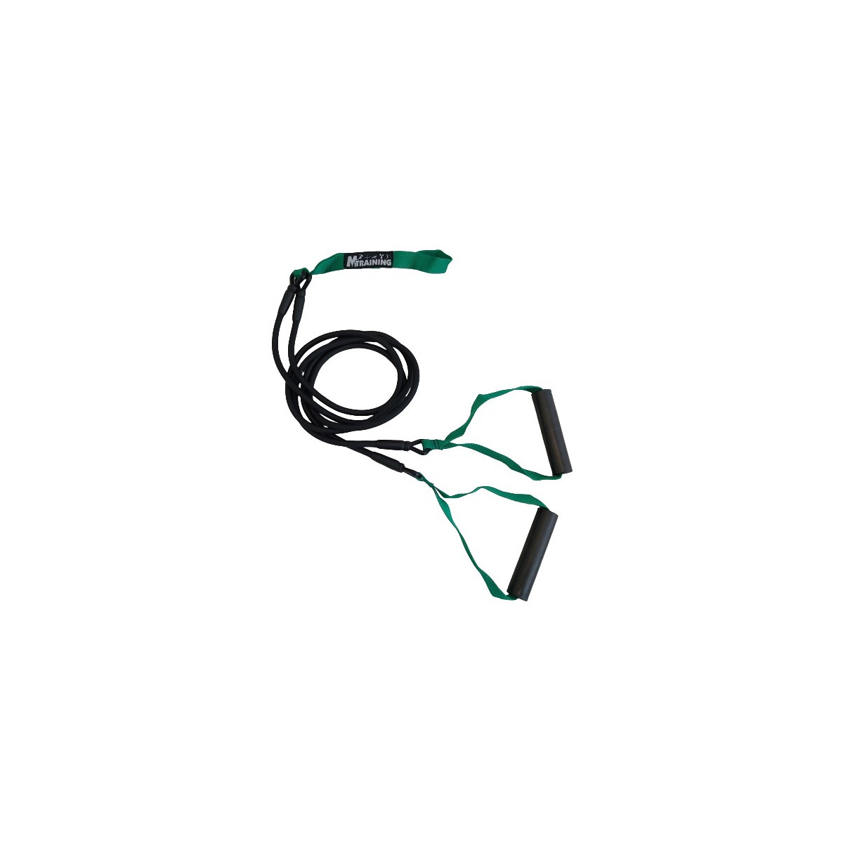 Elastique double avec poignées (vert léger)