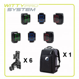 Kit 6 WittySem Pro sans chrono avec clamps