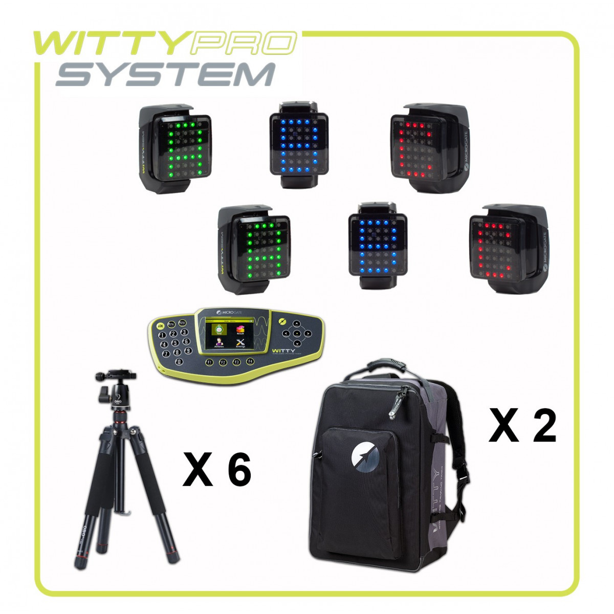Kit 6 WittySem Pro avec chrono