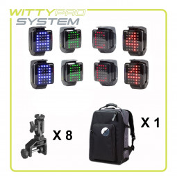 Kit 8 WittySem Pro sans chrono avec clamps