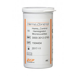 Boite 50 Microcuvettes HemoControl - Hemoglobine | Mtraining