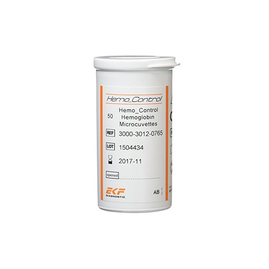 Boite 50 Microcuvettes HemoControl - Hemoglobine | Mtraining