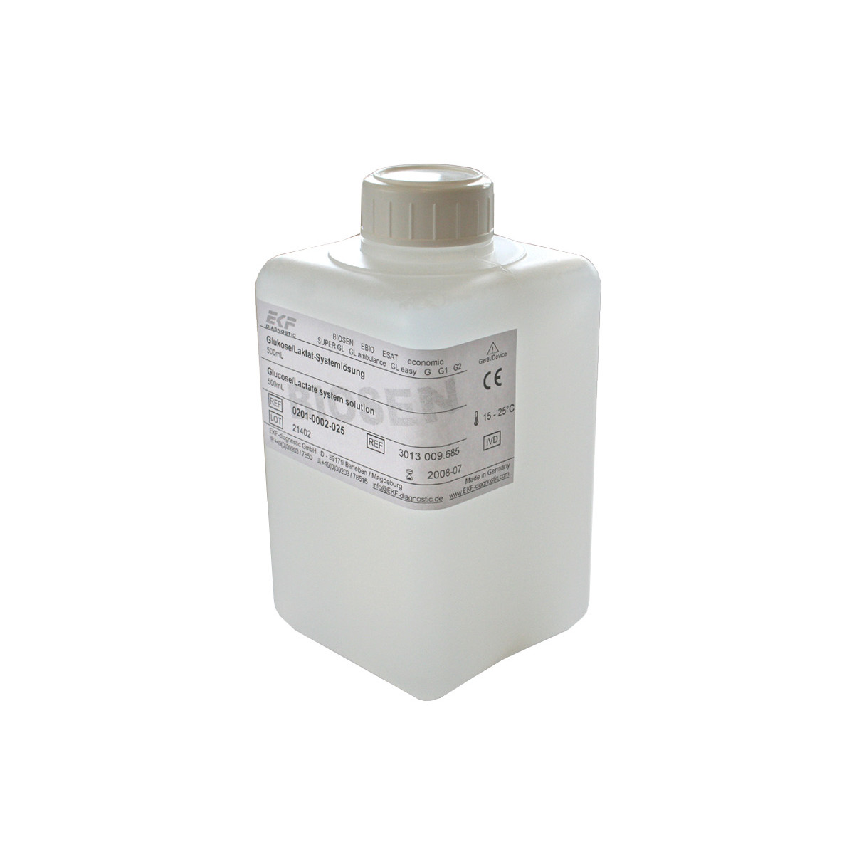 Bouteille 500 ml solution système