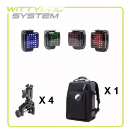 Kit 4 WittySem Pro sans chrono avec clamps