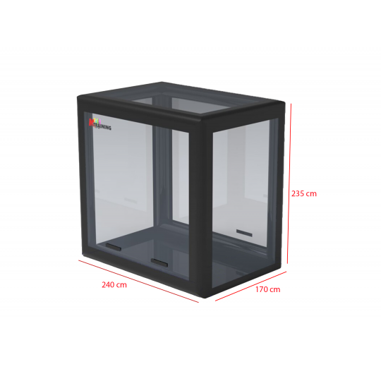 Tente gonflable - 240x170x235 cm | Mtraining