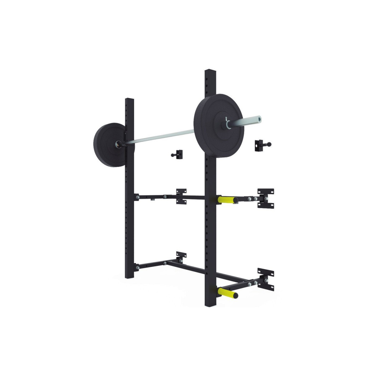 Rack de musculation mural pliable