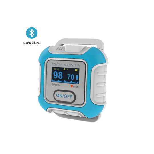 Oxymètre Bluetooth avec mémoire - Mooky Center | Mtraining