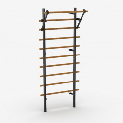 Espalier bois-métal + barre de traction - 200 cm