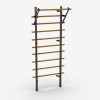 Espalier bois-métal + barre de traction - 200 cm