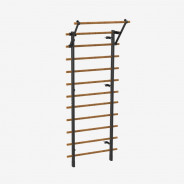 Espalier bois-métal + barre de traction - 240 cm