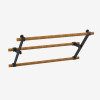 Barre de traction - Espalier bois-métal