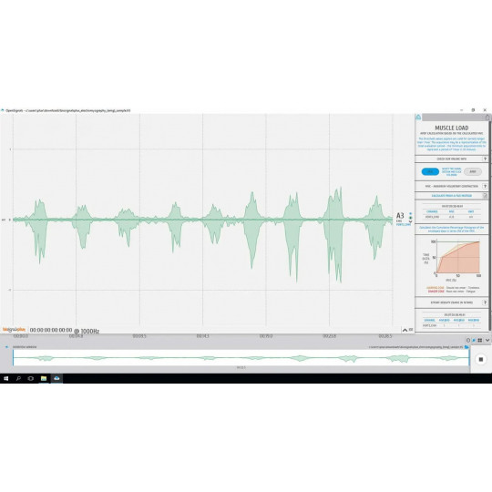 Charge musculaire - module d analyse OpenSignals | Mtraining