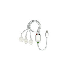 Cable 3 electrodes court - BITalino | Mtraining
