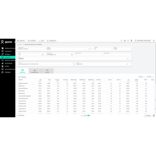 WebApp gpexe | Mtraining