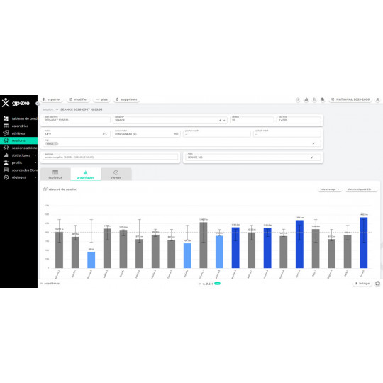 GPS GPexe Uno - Suivi des performances football et spor | Mtraining