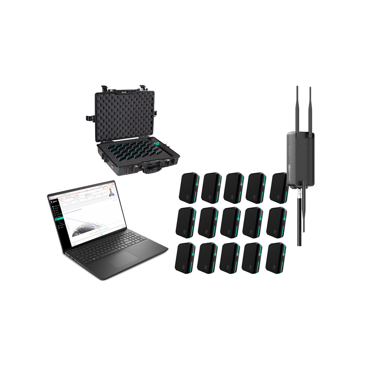 GPS GPexe Uno - Suivi des performances football et spor | Mtraining