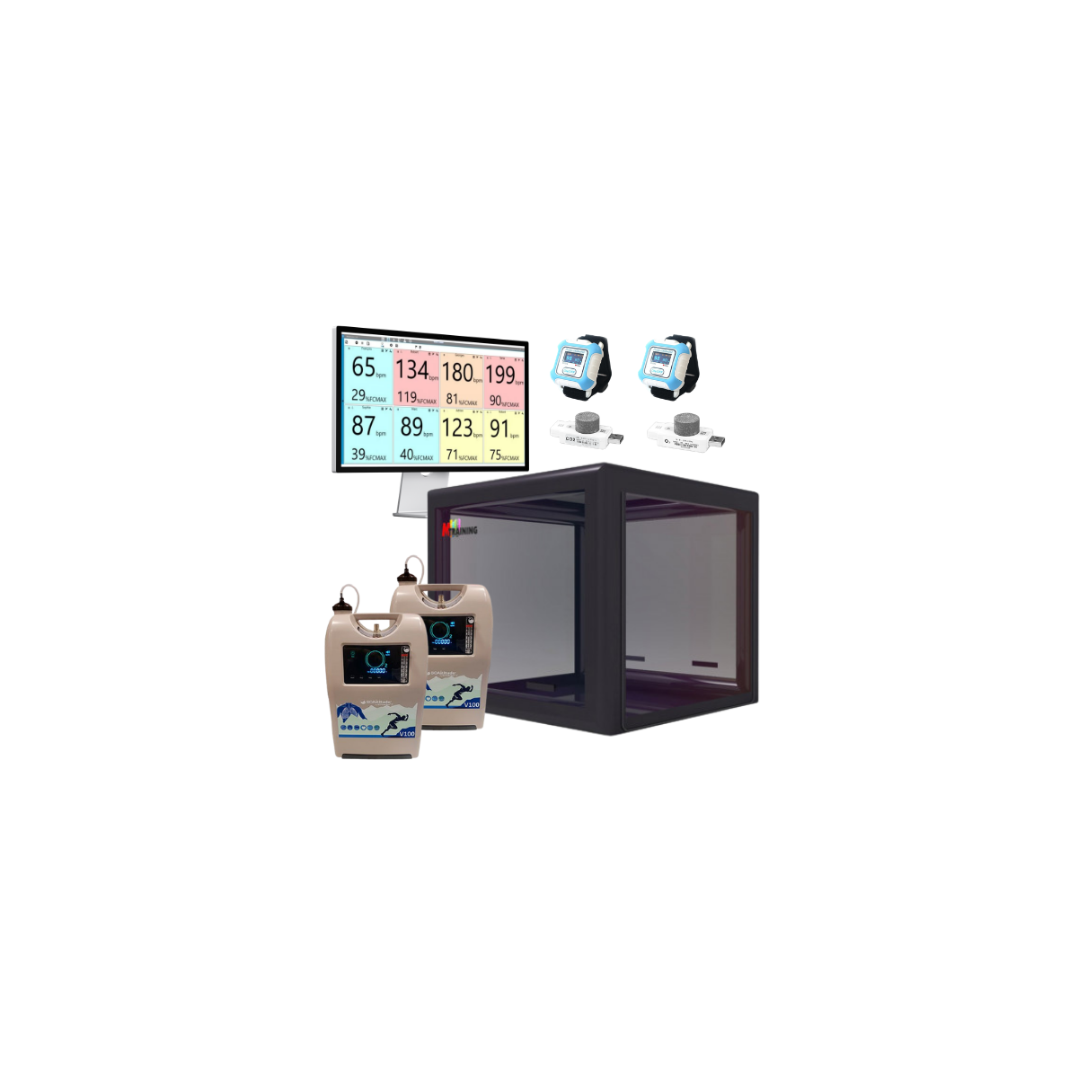 Solution hypoxique - Kit HYPOX Exercice Duo avec genera | Mtraining