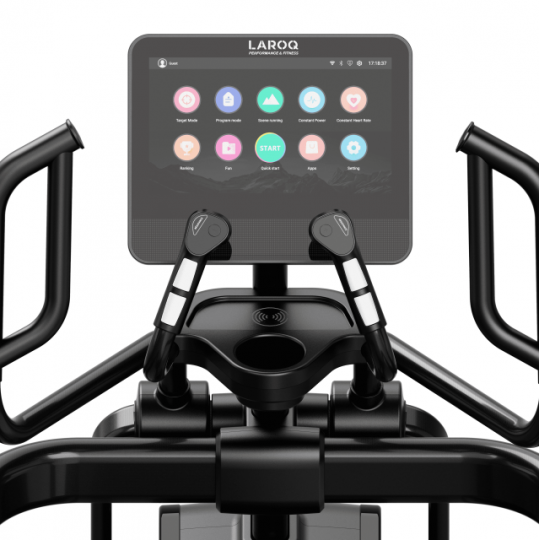 Vélo Elliptique connecté CMEC28 LAROQ — écran tactile 15,6"