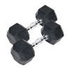Halteres Hexa Monobloc 25 kg | Mtraining