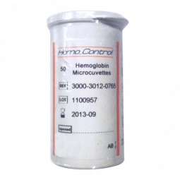 Boite 50 Microcuvettes HemoControl - Hemoglobine | Mtraining